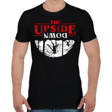 PRINTFASHION the upside down - Férfi póló - Fekete férfi póló