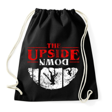 PRINTFASHION the upside down - Sportzsák, Tornazsák - Fekete tornazsák