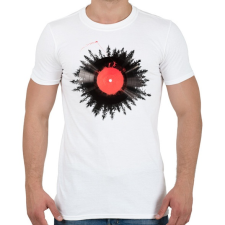 PRINTFASHION The vinyl of my life - Férfi póló - Fehér férfi póló