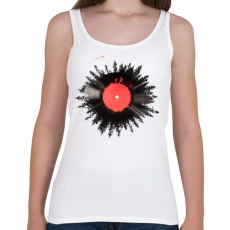 PRINTFASHION The vinyl of my life - Női atléta - Fehér