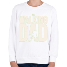 PRINTFASHION The walking dad - Gyerek pulóver - Fehér