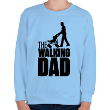 PRINTFASHION The Walking Dad - Gyerek pulóver - Világoskék gyerek pulóver, kardigán
