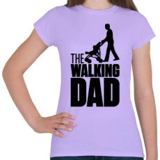 PRINTFASHION The Walking Dad - Női póló - Viola