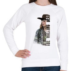 PRINTFASHION The Walking Dead Carl - Női pulóver - Fehér
