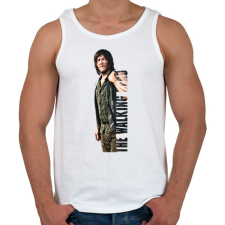 PRINTFASHION The Walking Dead Daryl Dixon - Férfi atléta - Fehér atléta, trikó