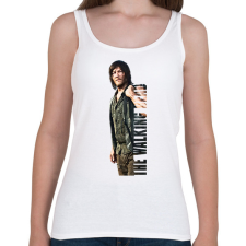 PRINTFASHION The Walking Dead Daryl Dixon - Női atléta - Fehér női trikó