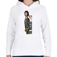 PRINTFASHION The Walking Dead Daryl Dixon - Női kapucnis pulóver - Fehér