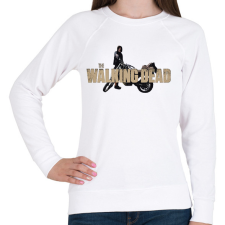 PRINTFASHION The Walking Dead Daryl - Női pulóver - Fehér női pulóver, kardigán