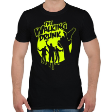 PRINTFASHION The Walking Drunk - Férfi póló - Fekete