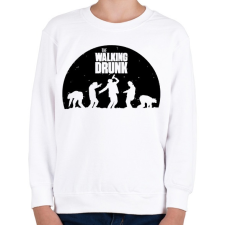 PRINTFASHION The Walking Drunk - Gyerek pulóver - Fehér gyerek pulóver, kardigán