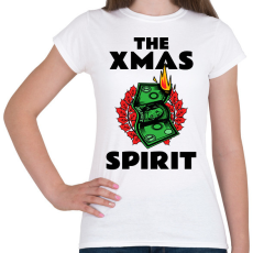 PRINTFASHION THE XMAS SPIRIT - Női póló - Fehér