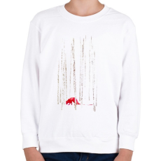 PRINTFASHION There's nowhere to run - Gyerek pulóver - Fehér