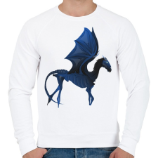 PRINTFASHION Thestrál - Férfi pulóver - Fehér férfi pulóver, kardigán