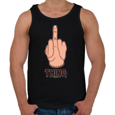 PRINTFASHION Thing - Férfi atléta - Fekete