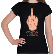 PRINTFASHION Thing - Női póló - Fekete női póló