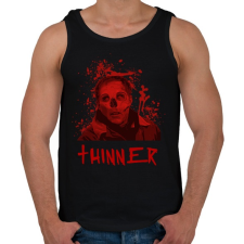 PRINTFASHION THINNER2 - Férfi atléta - Fekete atléta, trikó