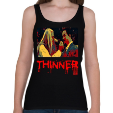 PRINTFASHION THINNER - Női atléta - Fekete