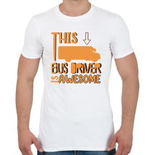 PRINTFASHION This bus driver - Férfi póló - Fehér férfi póló