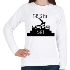 PRINTFASHION THIS IS MY - Női pulóver - Fehér női pulóver, kardigán