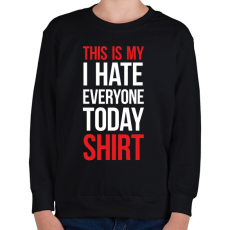 PRINTFASHION This is my shirt - white - Gyerek pulóver - Fekete