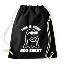 PRINTFASHION This is some BOO SHEET (bullshit) - Sportzsák, Tornazsák - Fekete tornazsák