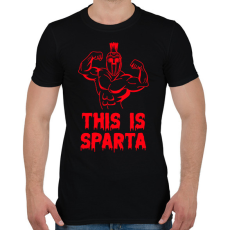 PRINTFASHION This is Sparta 2 - Férfi póló - Fekete