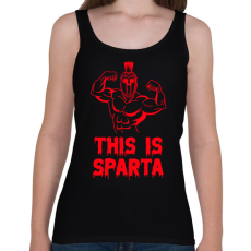 PRINTFASHION This is Sparta 2 - Női atléta - Fekete