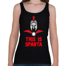 PRINTFASHION This is Sparta 3 - Női atléta - Fekete