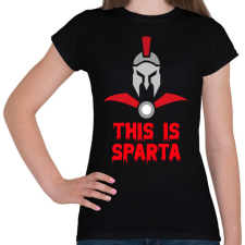PRINTFASHION This is Sparta 3 - Női póló - Fekete női póló