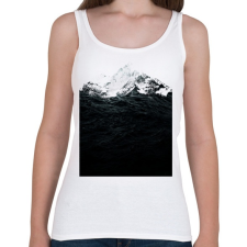 PRINTFASHION Those waves were like mountains - Női atléta - Fehér női trikó