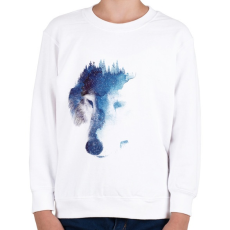 PRINTFASHION Through many storms - Gyerek pulóver - Fehér