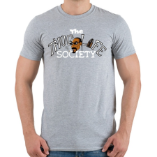 PRINTFASHION Thug Life Society - Férfi póló - Sport szürke férfi póló