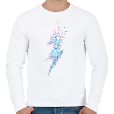 PRINTFASHION Thunderbirds - Férfi pulóver - Fehér