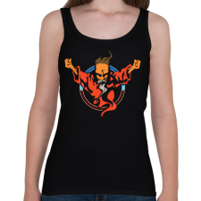 PRINTFASHION Thunderdome  - Női atléta - Fekete női trikó