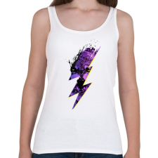 PRINTFASHION Thunderwolf - Női atléta - Fehér női trikó