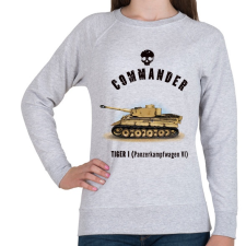 PRINTFASHION tiger1 - Női pulóver - Sport szürke női pulóver, kardigán