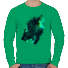 PRINTFASHION Tigriscsavar - Férfi pulóver - Zöld