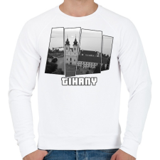 PRINTFASHION Tihany (GTA stílus) - Férfi pulóver - Fehér férfi pulóver, kardigán