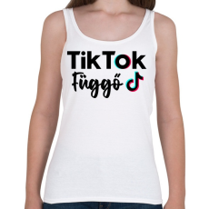 PRINTFASHION Tik Tok Függő - Női atléta - Fehér