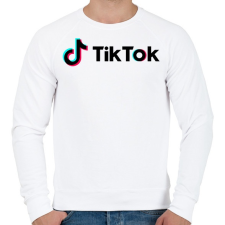 PRINTFASHION TikTok - Férfi pulóver - Fehér férfi pulóver, kardigán