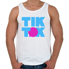 PRINTFASHION TikTok komment - Férfi atléta - Fehér