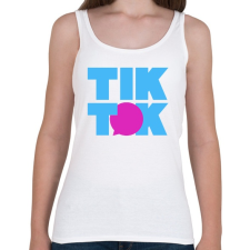 PRINTFASHION TikTok komment - Női atléta - Fehér női trikó