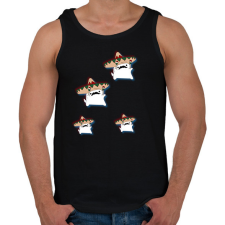 PRINTFASHION Tiktok mexikói cica - Férfi atléta - Fekete atléta, trikó