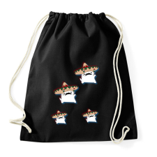 PRINTFASHION Tiktok mexikói cica - Sportzsák, Tornazsák - Fekete tornazsák
