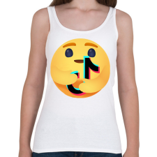 PRINTFASHION Tiktok - Női atléta - Fehér női trikó