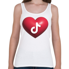 PRINTFASHION Tiktok - Női atléta - Fehér