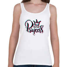 PRINTFASHION TikTok Princess - Női atléta - Fehér