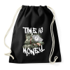 PRINTFASHION time is money - Sportzsák, Tornazsák - Fekete