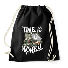 PRINTFASHION time is money - Sportzsák, Tornazsák - Fekete tornazsák