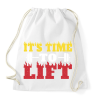 PRINTFASHION Time to lift - Sportzsák, Tornazsák - Fehér